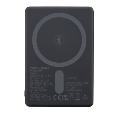 10. Intenso Magnetische kabellose Powerbank 5000 mAh Grau USB-C