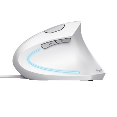8. TRUST Verto ERGO vertikale ergonomische weiße Maus