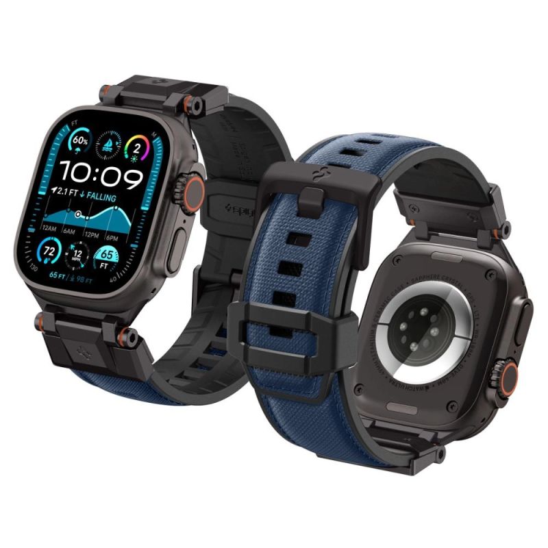 14. Spigen DuraPro Armor Strap für Apple Watch 44 / 45 / 46 / 49 mm - Marineblau