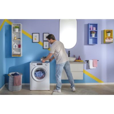 18. Candy Smart Pro Inverter CO 474TWM6/1-S Waschmaschine, Frontlader, 7 kg, 1400 U/min, Weiß