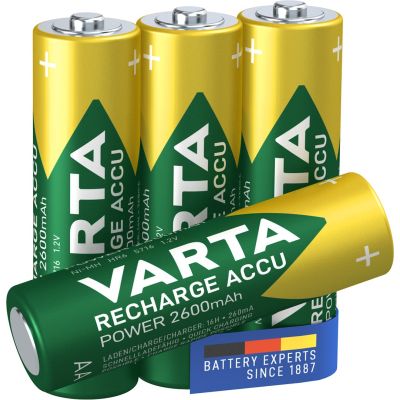 4. VARTA Ready2Use 5716101404 AA wiederaufladbarer Akku (2600mAh ; Ni-MH)