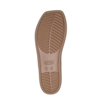 5. Crocs Miami Sandalen mit Knöchelriemen für Damen, Braun, 212256 2JJ