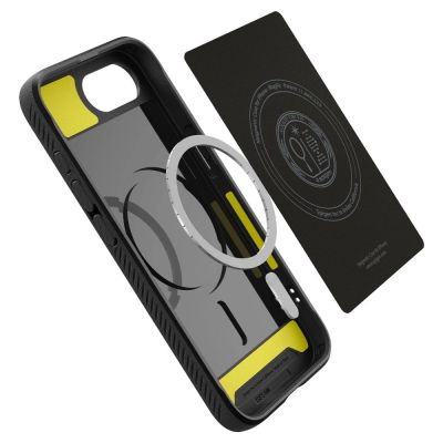 9. Spigen Rugged Armor MagSafe Hülle für iPhone 16e / 17e - Schwarz