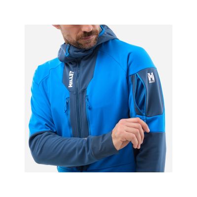 4. Herren-Skijacke MILLET M PIERRAENT HOODIE blau