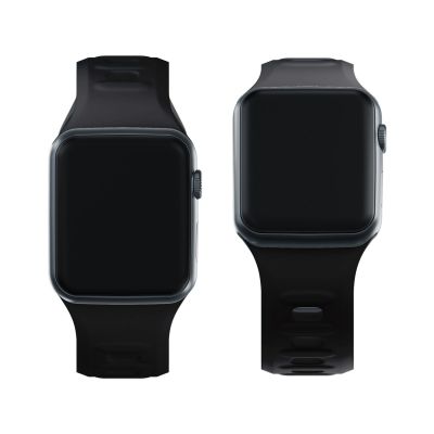 14. 3mk Silikon- Watch für Apple Watch 38/40/41 mm – Schwarz