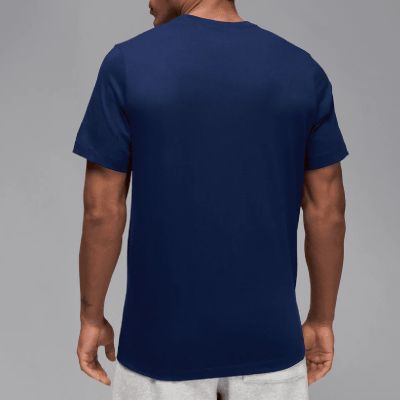 2. Air Jordan Jumpman besticktes Air Crew Herren-Sport-T-Shirt in Marineblau - DM3182-492