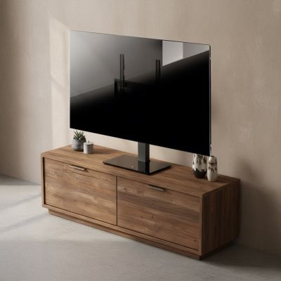 6. MACLEAN Universal-TV-Ständer, für TV-Schränke, max. 40 kg, max. VESA 400x400, Höhen- und Winkelverstellung MC-1240
