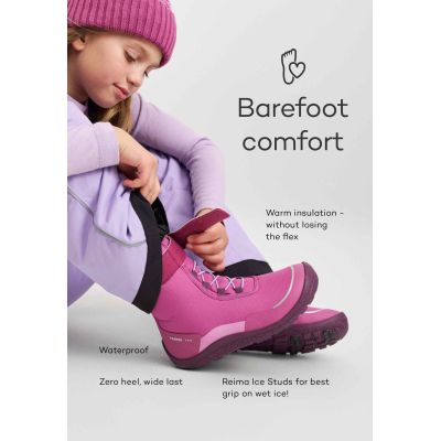 2. Reima ReimaTec Barfuß-Winterstiefel für Kinder Talvella Junior (5400151A-9990)
