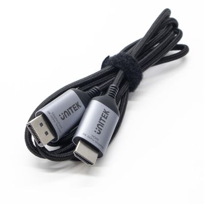 7. UNITEK DISPLAYPORT-KABEL 1.4 AUF HDMI 2.1, 8K, 1,8 m