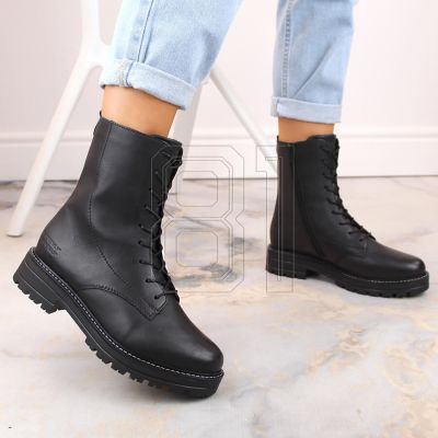 5. Bequeme isolierte Lederstiefeletten Remonte W RKR622 schwarz