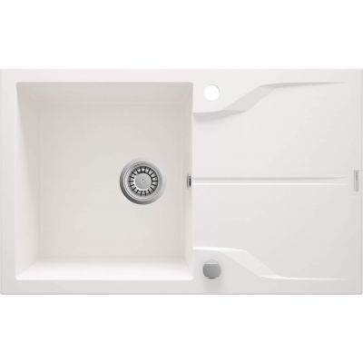 Einzelbecken-Granitspüle mit Abtropffläche ZQN_A113 5908212042410