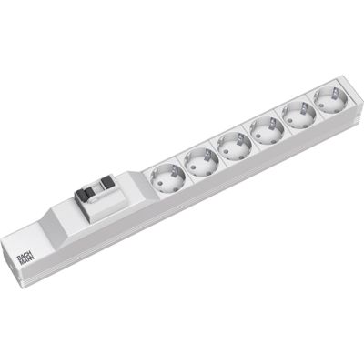 2. Bachmann 333.411 PDU 6-fach Stromverteilereinheit 1HE Grau, Silber