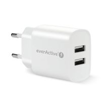 EVERACTIVE 2xUSB 2,4A WEISSES LADEGERÄT SC-220