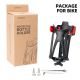 3. Rockbros 31210029 Motorrad-Flaschenhalter – Schwarz und Rot