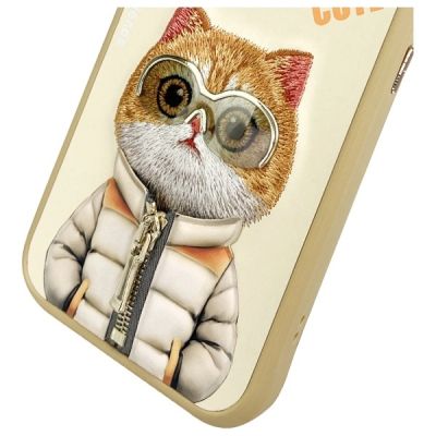 8. Nimmy Cool&Cute 2.0 Cat Case für iPhone 15 Pro - Grün