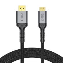 Tech-Protect UltraBoost Mini-HDMI-auf-HDMI-2.1-8K-60Hz-Kabel, 200 cm – Schwarz