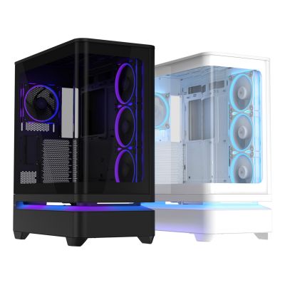 20. ASUS PRIME AP304 TG ARGB SCHWARZES Gehäuse