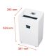 3. HSM Pure 420 Aktenvernichter, 35 l, 1,9 x 15 mm