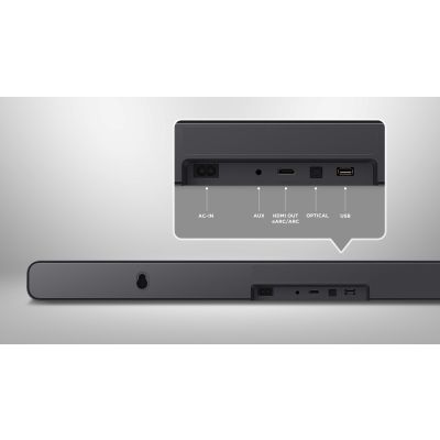 5. TCL S45HE Soundbar, 2.0 Kanäle, 100 W, Bluetooth, Dolby Atmos 5.2, Titanium
