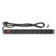 5. Intellinet 715133 PDU Stromverteilungseinheit 9 x Netzwerkanschlüsse 1U Schwarz