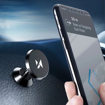 20. Wozinsky Magnetische Autohalterung für Armaturenbrett 360 Selbstklebend Schwarz (WMH-05)