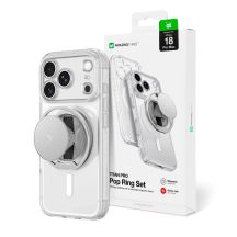 AmazingThing Titan Pro Pop Lens Case für iPhone 18 Pro Max mit Kameraabdeckung, Halterung und Ständer, MagSafe-kompatibel – Transparent