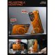 4. Supcase UB Grip Mag MagSafe Hülle für Samsung Galaxy S26 Ultra – Orange und Schwarz