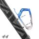 6. Rockbros RKL02 Flaschenhalter aus Aluminium – Blau und Silber