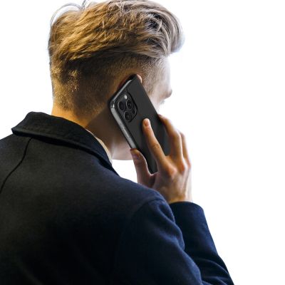 10. Dux Ducis Skin Pro Hülle für iPhone 16 Pro mit Klappe und Kartenfach – Schwarz
