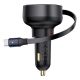 10. Baseus Enjoyment Pro USB-C (weiblich) / USB-C (männlich) 60W Autoladegerät - Schwarz