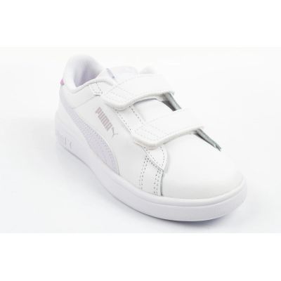 2. Puma Smash 3.0 Kinder-Sportschuhe, Sneaker, weißes Leder, modisch