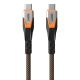 11. UAG SRGE - USB-C - USB-C-Kabel, USB 3.2 Gen2 240W/20Gbps, 75 cm (schwarz/orange)