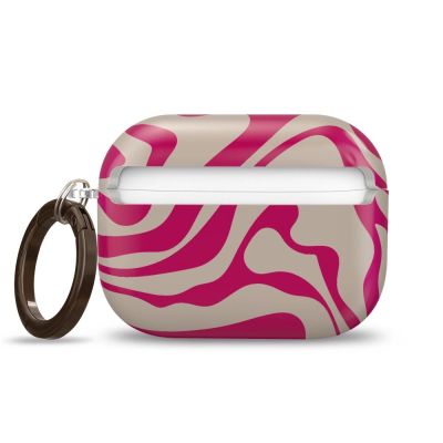 4. Lamano Tech-Protect Hülle für AirPods Pro 3 – Rosa und Beige