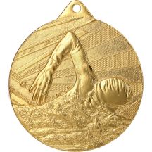 Goldmedaille im Schwimmen.