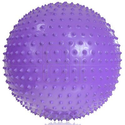 5. PROFIT Gymnastikball mit Massage 55cm Lila DK 2104