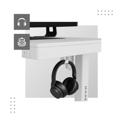 7. MA-Leader 8.2 Weißer elektrischer Schreibtisch