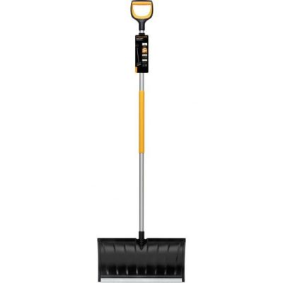 4. Fiskars 1057179 Schneeschaufel/Schaufel Metall Schwarz, Orange