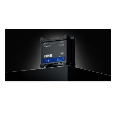 2. Wi-Fi 4 LTE CAT.4 RUT951 PoE+ Router mit Netzteil (60W), 2x SIM, eSIM