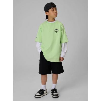 3. Baumwoll-T-Shirt für Jungen 4F 4FJRSS26TTSHM3905-45S