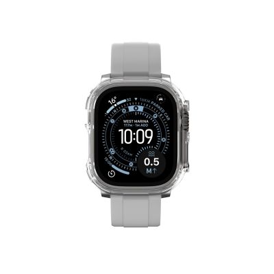 6. AmazingThing Minimalistische Schutzhülle für Apple Watch Ultra 3 49 mm – Transparent