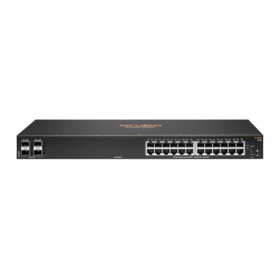 4. HPE Aruba Networking 6100 24G 4SFP+ Managed L3 Gigabit Ethernet (10/100/1000) 1U Schwarz