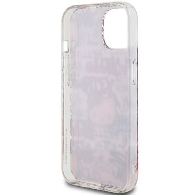 7. Hello Kitty IML Tags Graffiti-Hülle für iPhone 15 – Rosa