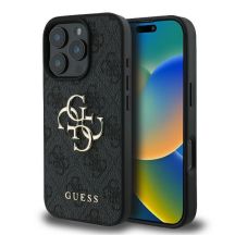 Guess 4G Big Logo Hülle für iPhone 16 Pro Max – Schwarz