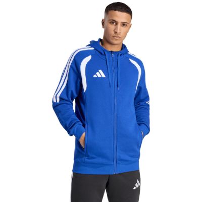 adidas Tiro 26 League Sweatshirt-Kapuzenpullover mit durchgehendem Reißverschluss für Herren, Blau, KF9105