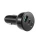4. Joyroom 70W Autoladegerät mit 3 Anschlüssen: USB, 2 x USB C schwarz (JR-CL26)