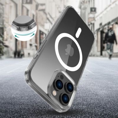 2. Tech-Protect FlexAir Hybrid MagSafe Hülle für iPhone 16 Pro Max – transparent