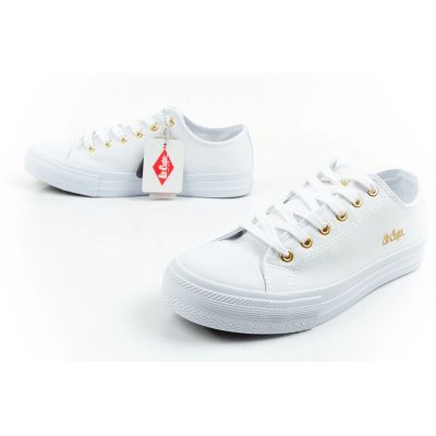 8. Lee Cooper Damen-Sportschuhe, Sneaker, modisch, weiß, bequem