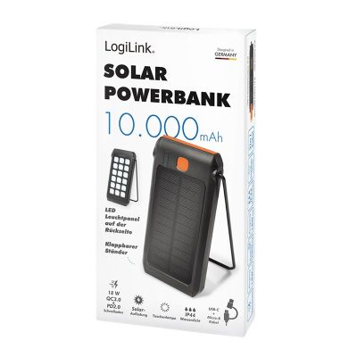 10. LogiLink PA0273 Powerbank 10000 mAh Schwarz