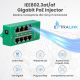 20. Extralink Gigabit PoE Injector 4 Port Active, 4 Gigabit 802.3at/af Ports, Modus A
