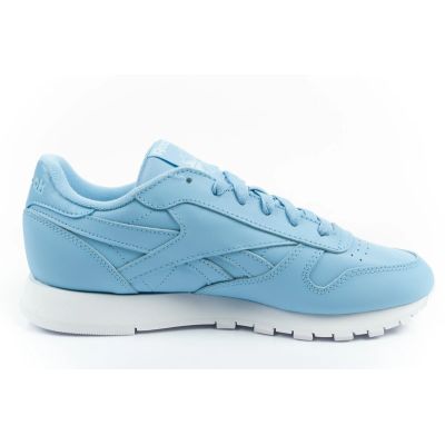 4. Reebok Damen-Sportschuhe, klassische Sneaker, modisches blaues Leder